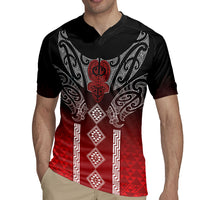 Aotearoa Maori Iwi Heritage Rugby Jersey Ngapuhi Kokowai LT7 - Polynesian Pride