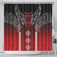 Aotearoa Maori Iwi Heritage Shower Curtain Ngapuhi Kokowai LT7 - Polynesian Pride