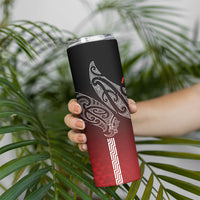Aotearoa Maori Iwi Heritage Skinny Tumbler Ngapuhi Kokowai LT7 - Polynesian Pride