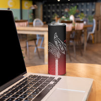 Aotearoa Maori Iwi Heritage Skinny Tumbler Ngapuhi Kokowai LT7 - Polynesian Pride