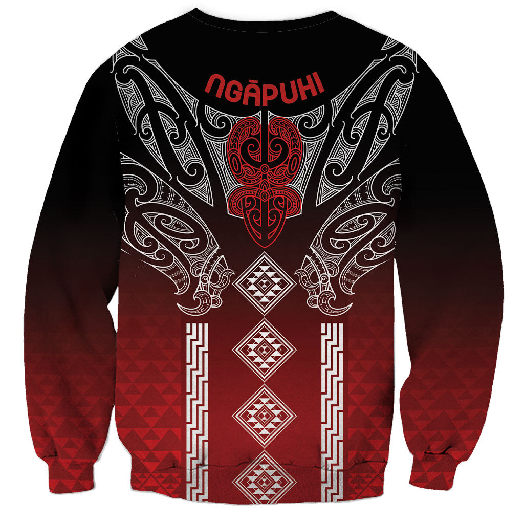 Aotearoa Maori Iwi Heritage Sweatshirt Ngapuhi Kokowai LT7 - Polynesian Pride