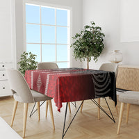Aotearoa Maori Iwi Heritage Tablecloth Ngapuhi Kokowai LT7 - Polynesian Pride