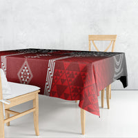 Aotearoa Maori Iwi Heritage Tablecloth Ngapuhi Kokowai LT7 - Polynesian Pride