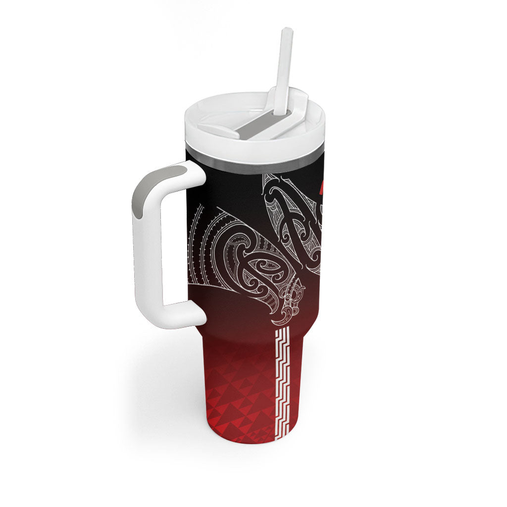 Aotearoa Maori Iwi Heritage Tumbler With Handle Ngapuhi Kokowai LT7 - Polynesian Pride