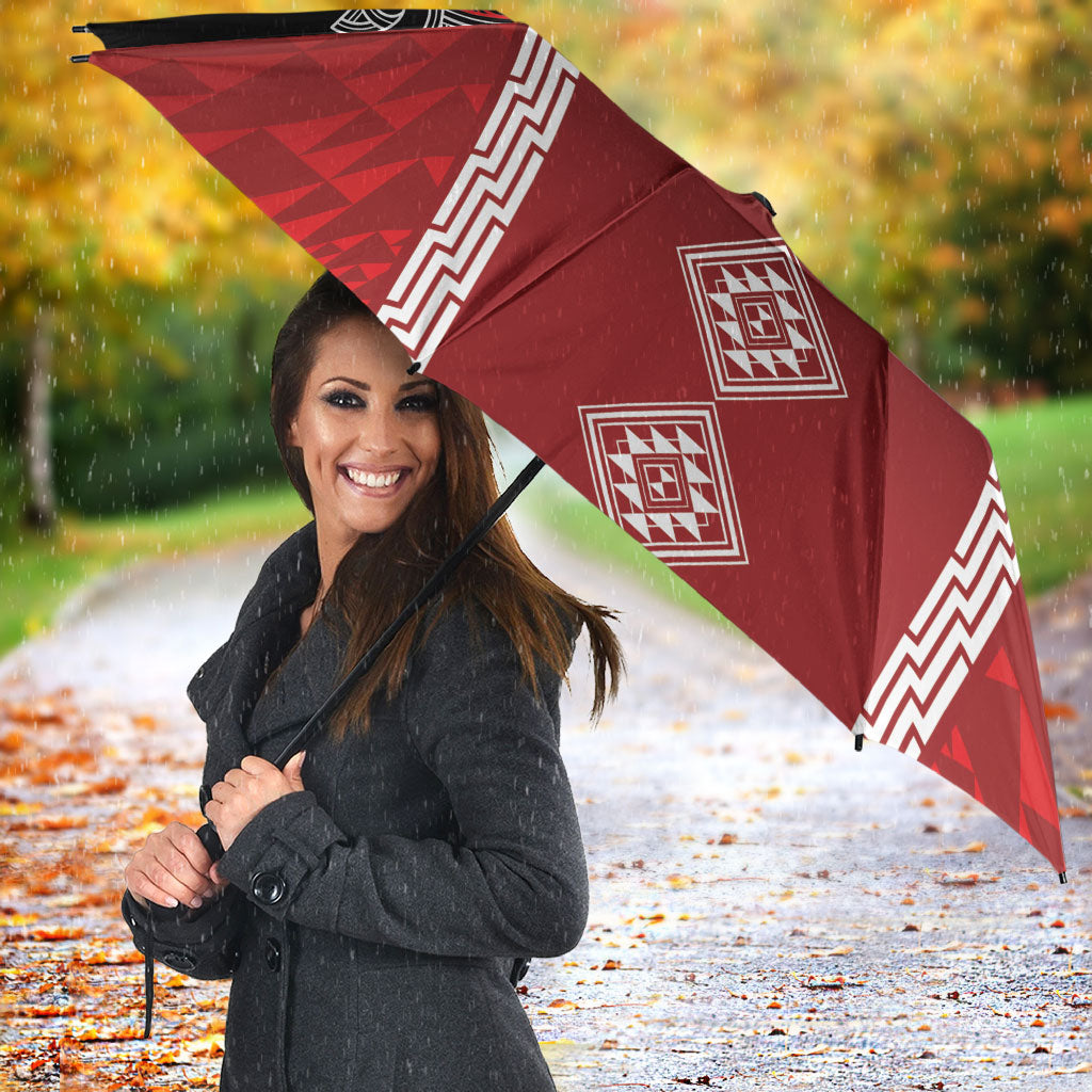 Aotearoa Maori Iwi Heritage Umbrella Ngapuhi Kokowai LT7 - Polynesian Pride