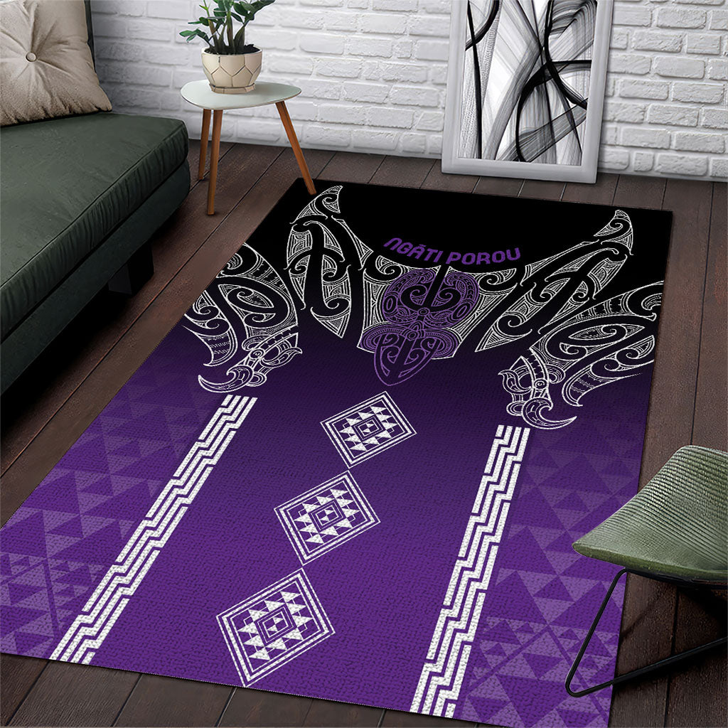 Aotearoa Maori Iwi Heritage Area Rug Ngati Porou Waiporoporo