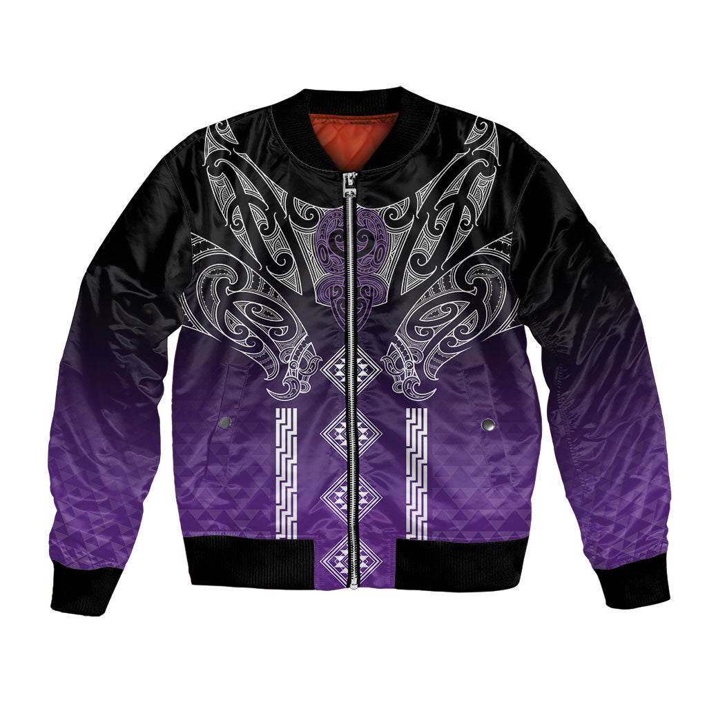 Aotearoa Maori Iwi Heritage Bomber Jacket Ngati Porou Waiporoporo
