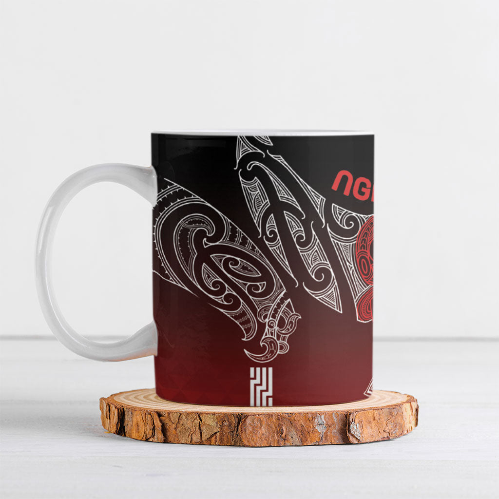 Aotearoa Maori Iwi Heritage Ceramic Mug Ngati Porou Waiporoporo