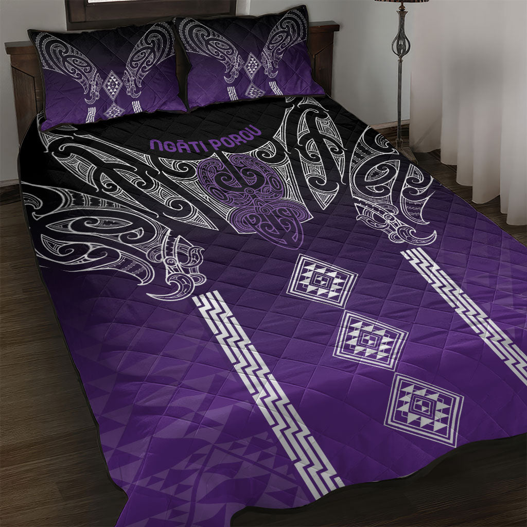 Aotearoa Maori Iwi Heritage Quilt Bed Set Ngati Porou Waiporoporo