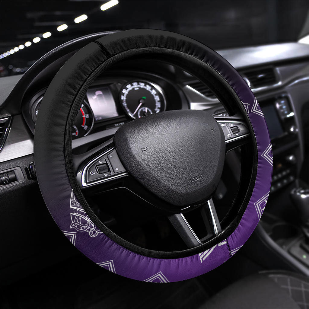 Aotearoa Maori Iwi Heritage Steering Wheel Cover Ngati Porou Waiporoporo