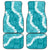 Hawaii Aloha Car Mats Teal Quilt Patch Work Mix Plumeria Lei