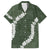 Hawaii Aloha Family Matching Off The Shoulder Long Sleeve Dress and Hawaiian Shirt Sage Quilt Patch Work Mix Plumeria Lei