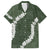 Hawaii Aloha Family Matching Short Sleeve Bodycon Dress and Hawaiian Shirt Sage Quilt Patch Work Mix Plumeria Lei