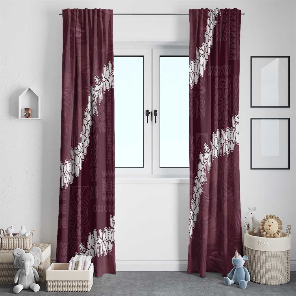 Hawaii Aloha Window Curtain Champange Quilt Patch Work Mix Plumeria Lei