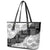 Hawaii Aloha Leather Tote Bag White Quilt Patch Work Mix Plumeria Lei