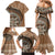 Tonga Ngatu Family Matching Mermaid Dress and Hawaiian Shirt Tokelau Classic Motifs LT7 - Polynesian Pride