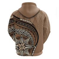 Tonga Ngatu Hoodie Tokelau Classic Motifs LT7 - Polynesian Pride