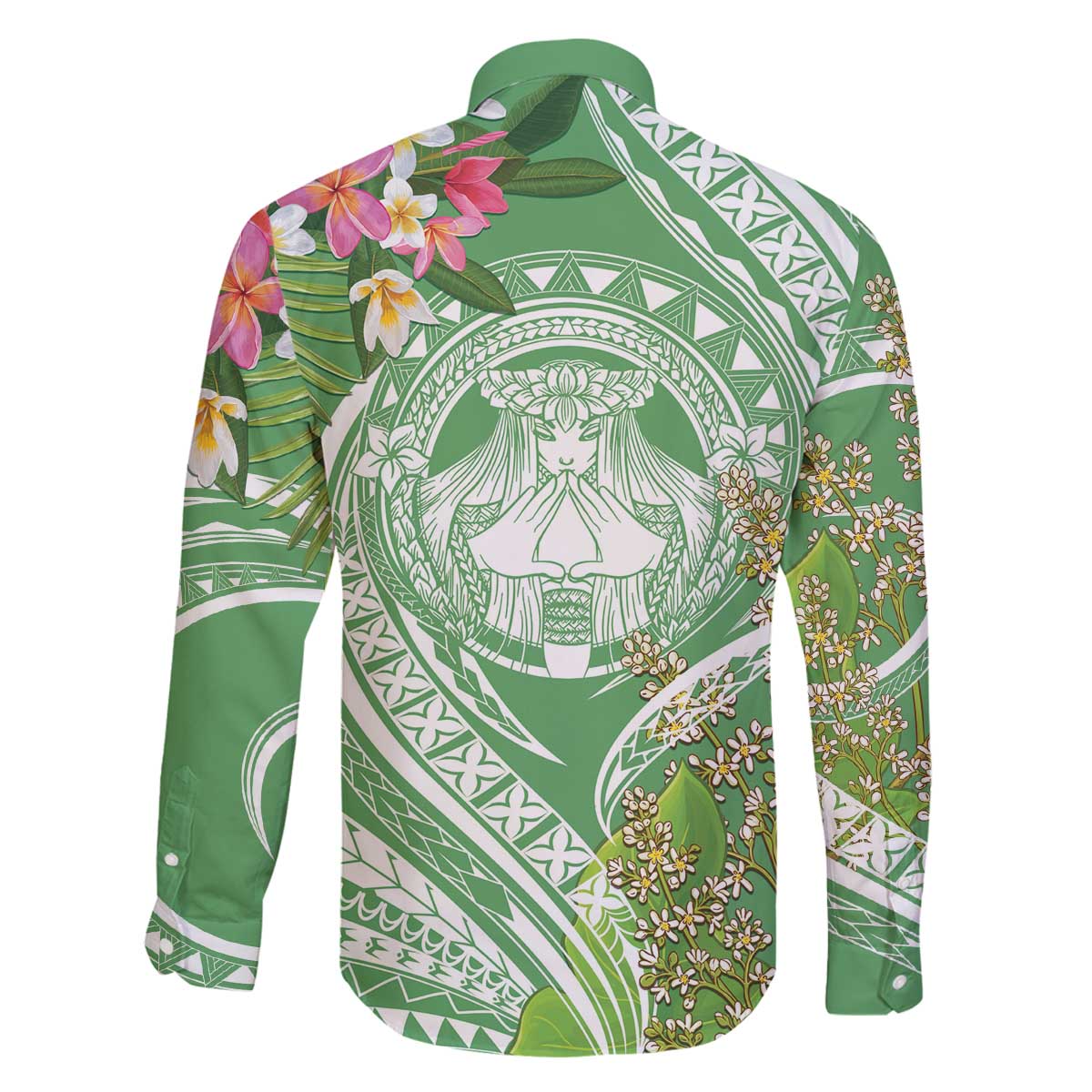 Aloha Molokai Island Family Matching Off The Shoulder Long Sleeve Dress and Hawaiian Shirt Hawaii Pua Kukui