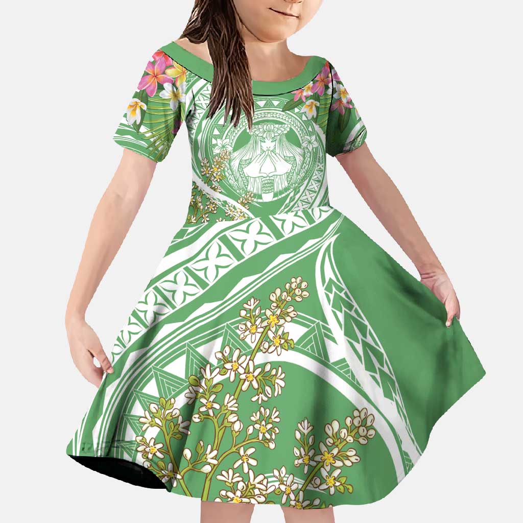 Aloha Molokai Island Family Matching Off Shoulder Maxi Dress and Hawaiian Shirt Hawaii Pua Kukui