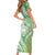 Aloha Molokai Island Family Matching Short Sleeve Bodycon Dress and Hawaiian Shirt Hawaii Pua Kukui