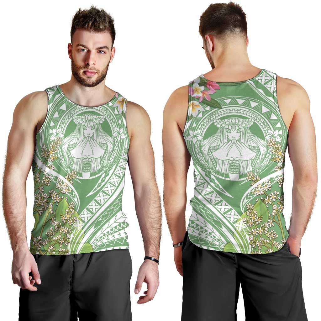 Aloha Molokai Island Men Tank Top Hawaii Pua Kukui
