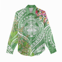 Aloha Molokai Island Women Casual Shirt Hawaii Pua Kukui