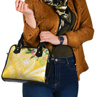 Aloha Hawaii Oahu Shoulder Handbag Wahine with Ilima Lei