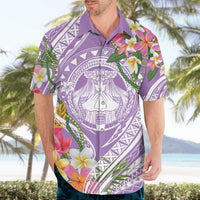 Aloha Hawaii Kauai Hawaiian Shirt Frangipani Mix Mokihana Lei