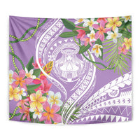 Aloha Hawaii Kauai Tapestry Frangipani Mix Mokihana Lei