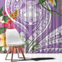 Aloha Hawaii Kauai Window Curtain Frangipani Mix Mokihana Lei