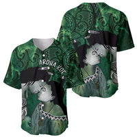 New Zealand Aroha Koe Mama Baseball Jersey Maori Hongi - Pounamu