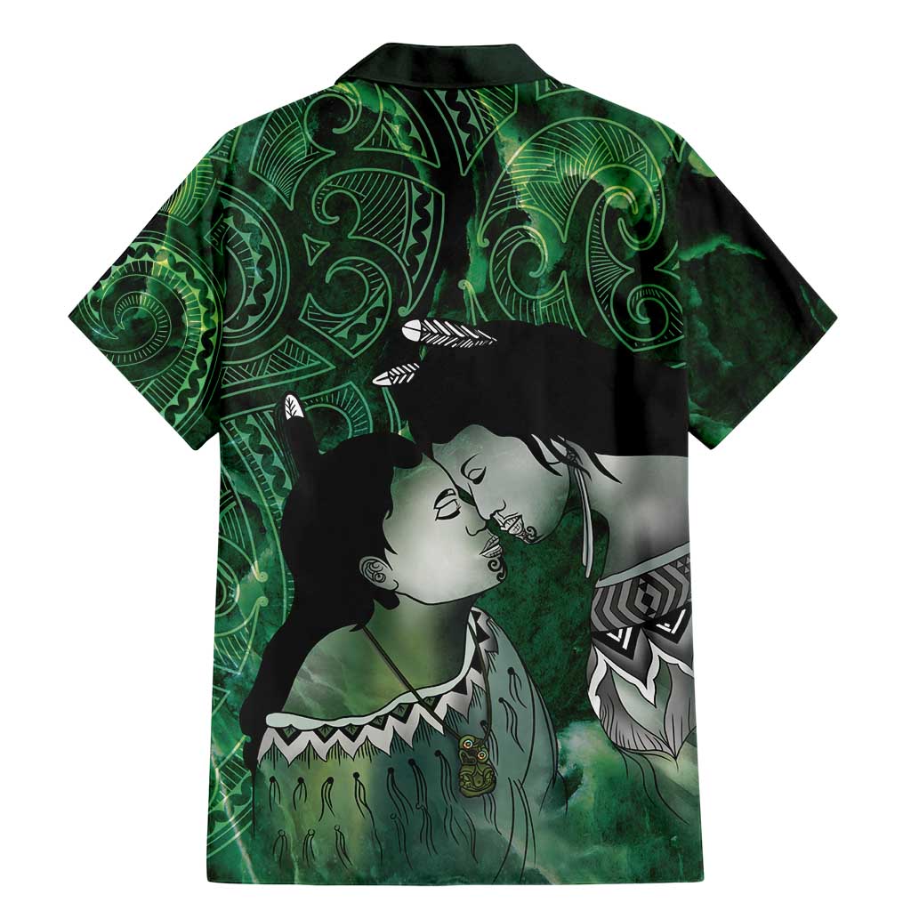 New Zealand Aroha Koe Mama Family Matching Mermaid Dress and Hawaiian Shirt Maori Hongi - Pounamu