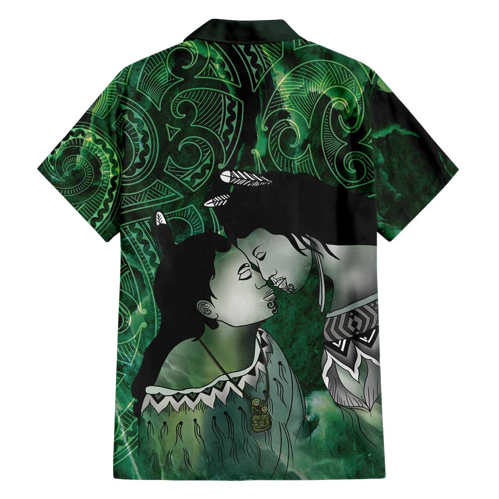New Zealand Aroha Koe Mama Family Matching Puletasi and Hawaiian Shirt Maori Hongi - Pounamu