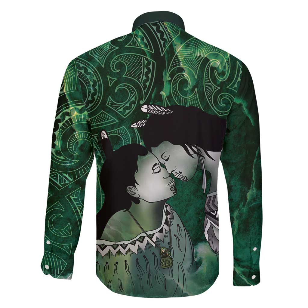 New Zealand Aroha Koe Mama Family Matching Tank Maxi Dress and Hawaiian Shirt Maori Hongi - Pounamu