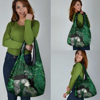 New Zealand Aroha Koe Mama Grocery Bag Maori Hongi - Pounamu