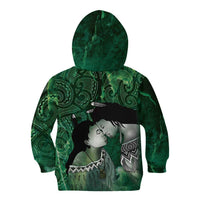 New Zealand Aroha Koe Mama Kid Hoodie Maori Hongi - Pounamu