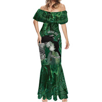 New Zealand Aroha Koe Mama Mermaid Dress Maori Hongi - Pounamu
