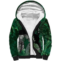 New Zealand Aroha Koe Mama Sherpa Hoodie Maori Hongi - Pounamu