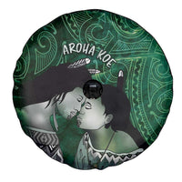 New Zealand Aroha Koe Mama Spare Tire Cover Maori Hongi - Pounamu