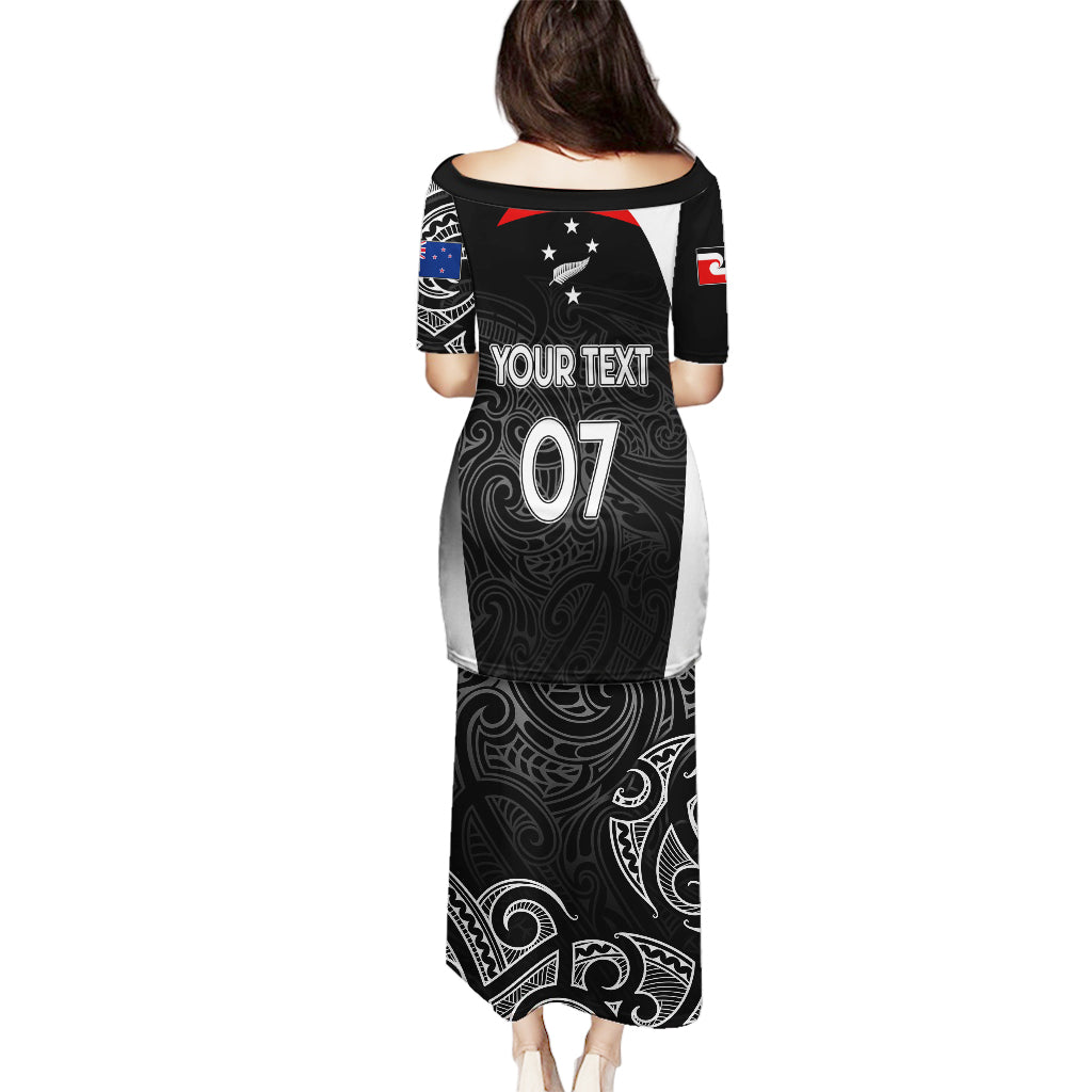 Personalised New Zealand Rugby Puletasi Aotearoa World Cup 2023 Champions LT7 - Polynesian Pride