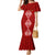 Personalised Kolisi Tonga Atele Mermaid Dress Tongan Kupesi - Special LT7 Women Red - Polynesian Pride