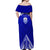 Personalised Tupou College Toloa Off Shoulder Maxi Dress Tongan Kupesi - Special LT7 - Polynesian Pride