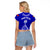 Personalised Tupou College Toloa Raglan Cropped T Shirt Tongan Kupesi - Special LT7 - Polynesian Pride
