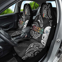 Kia Hara Te reo Maori Car Seat Cover Manaia Moko Pattern