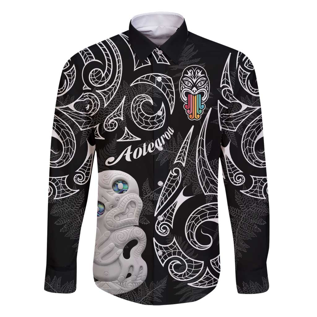 Kia Hara Te reo Maori Family Matching Mermaid Dress and Hawaiian Shirt Manaia Moko Pattern