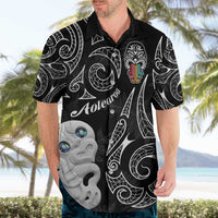 Kia Hara Te reo Maori Hawaiian Shirt Manaia Moko Pattern LT7 - Polynesian Pride