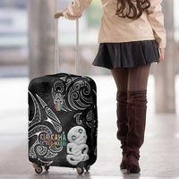 Kia Hara Te reo Maori Luggage Cover Manaia Moko Pattern LT7 - Polynesian Pride