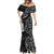 Kia Hara Te reo Maori Mermaid Dress Manaia Moko Pattern