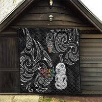 Kia Hara Te reo Maori Quilt Manaia Moko Pattern