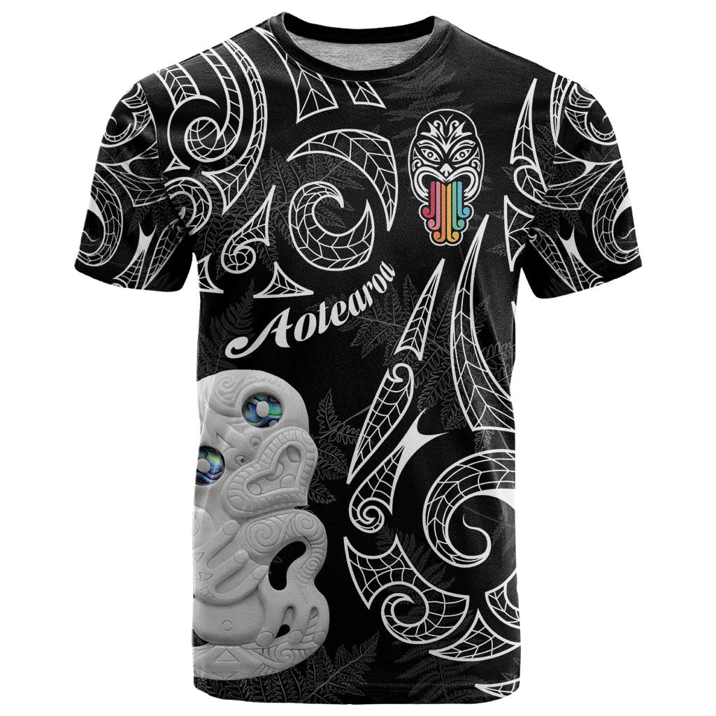 Kia Hara Te reo Maori T Shirt Manaia Moko Pattern